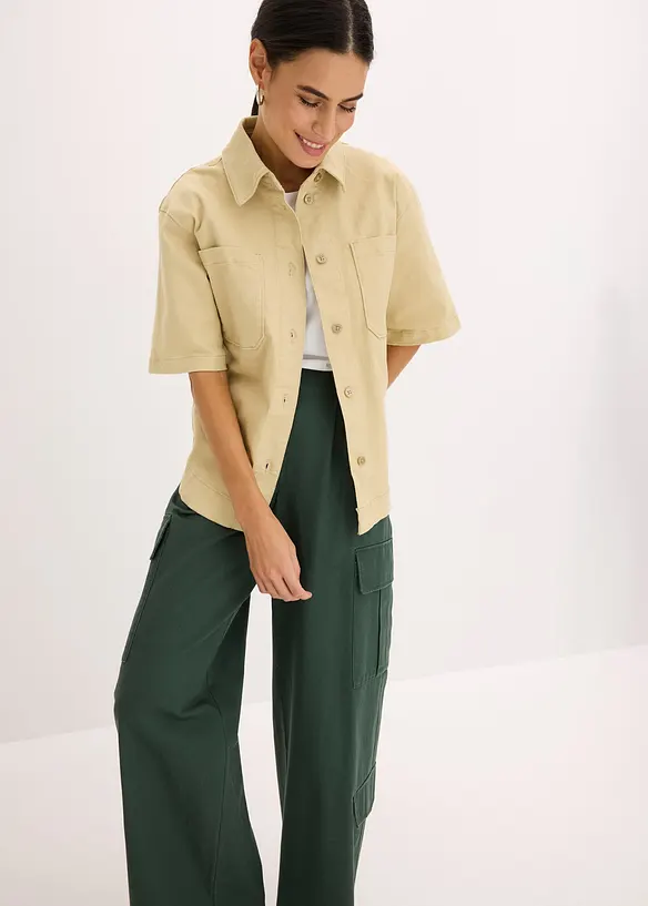 Hemdjacke mit kurzem Ärmel, bonprix