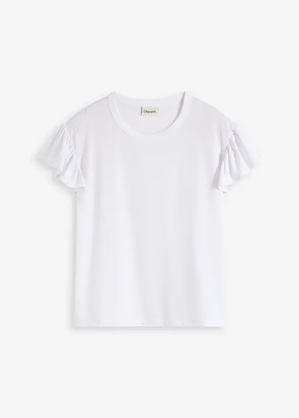T-shirt à  manches volantées, bonprix