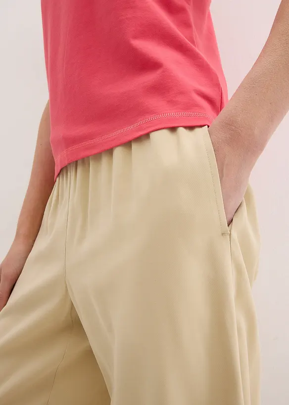 T-Shirt mit tiefem Rückenausschnitt, bonprix