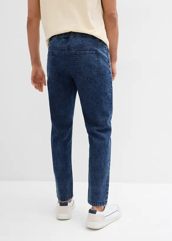 Leichte Relaxed Fit Schlupf-Stretch-Jeans, Straight, bonprix