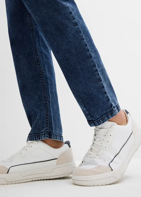 Leichte Relaxed Fit Schlupf-Stretch-Jeans, Straight, bonprix
