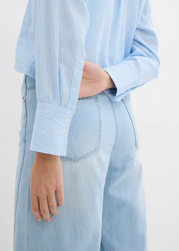 Chemisier oversize 100% coton, bonprix