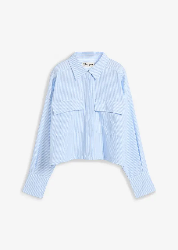 Chemisier oversize 100% coton, bonprix