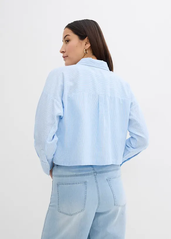 Chemisier oversize 100% coton, bonprix
