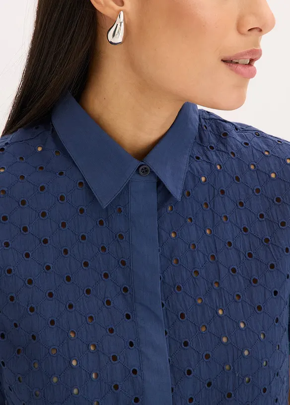 Chemisier à broderies anglaises, bonprix