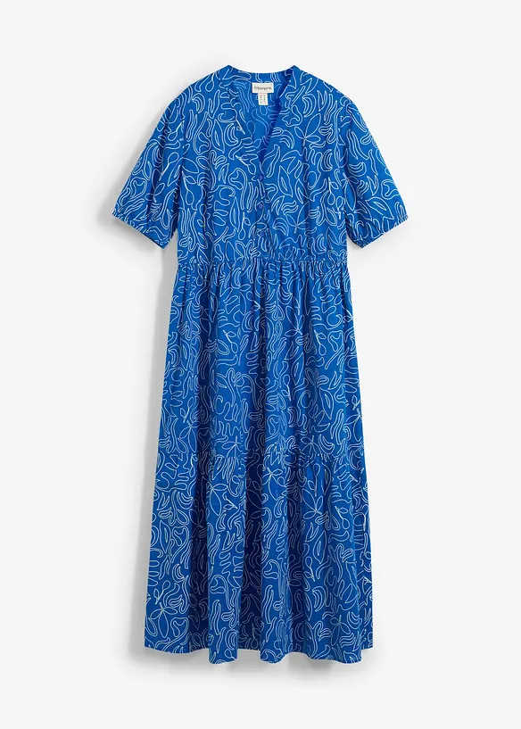 Weites Midikleid aus reiner Baumwolle, bonprix