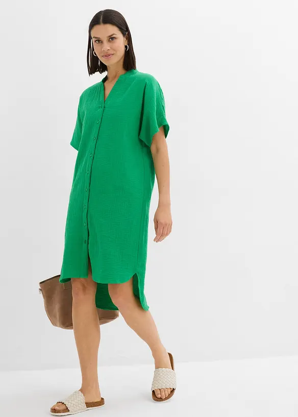 Robe-chemise 100% coton, bonprix