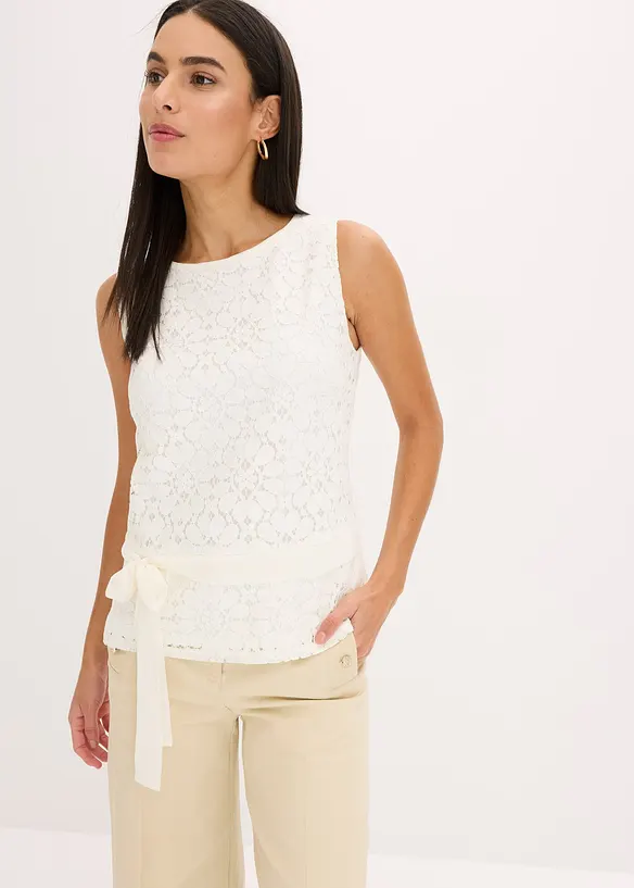 Top en dentelle, bonprix