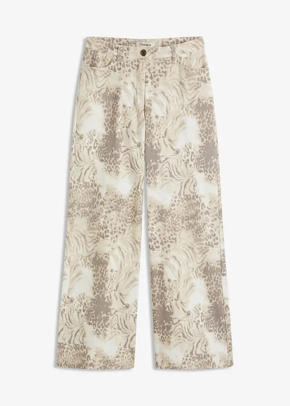 Pantalon ample en twill, bonprix