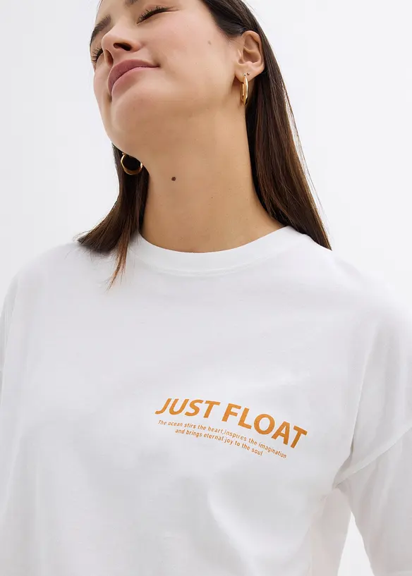 T-shirt oversize 100% coton, bonprix