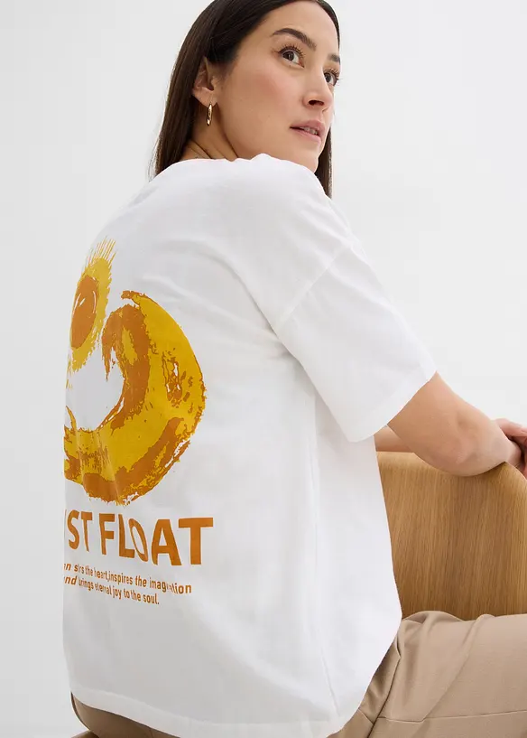 T-shirt oversize 100% coton, bonprix