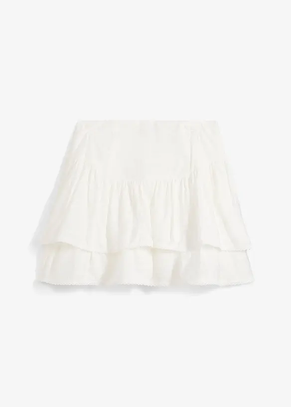 Mini-jupe à volants, bonprix