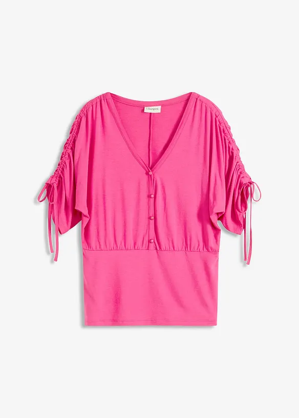 T-shirt à boutons décoratifs, bonprix