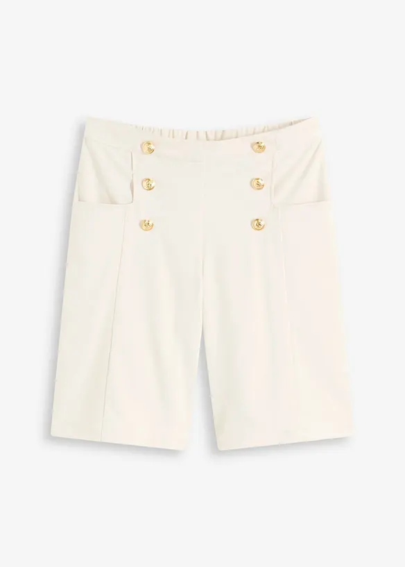 Bermuda mit dekorativen Knöpfen, bonprix