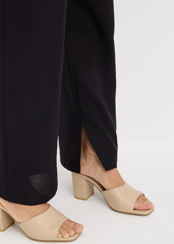 Combinaison en mélange jersey-lin, bonprix