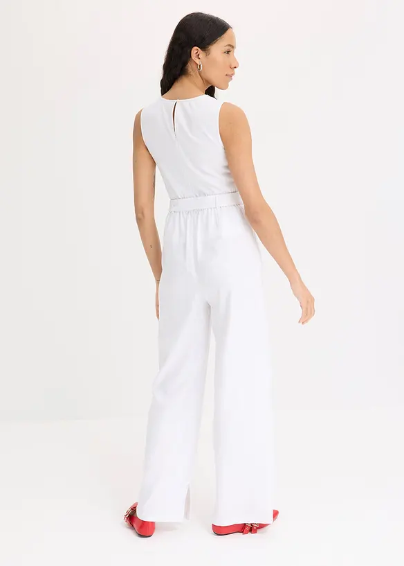 Combinaison en mélange jersey-lin, bonprix