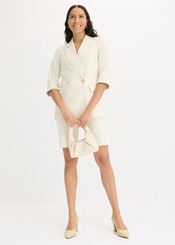 Blazer long manches 3/4, bonprix
