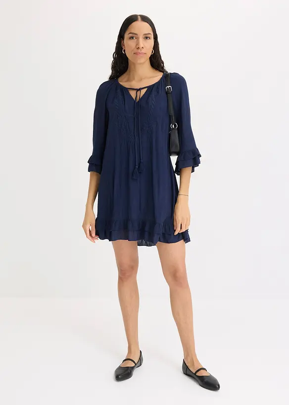 Robe bohème brodée, bonprix