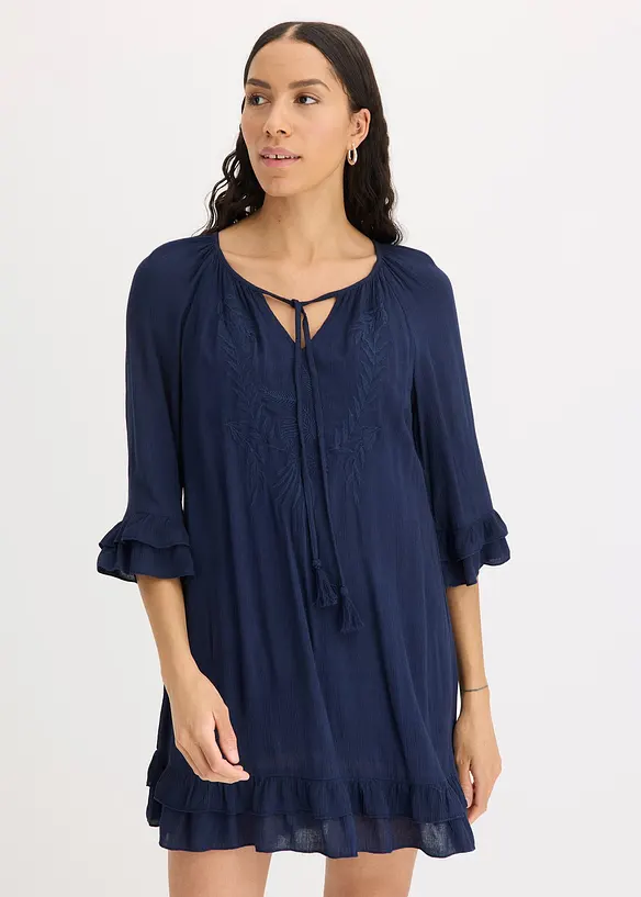 Robe bohème brodée, bonprix