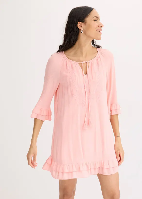 Robe bohème brodée, bonprix
