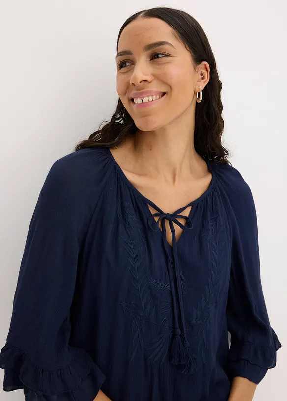 Robe bohème brodée, bonprix