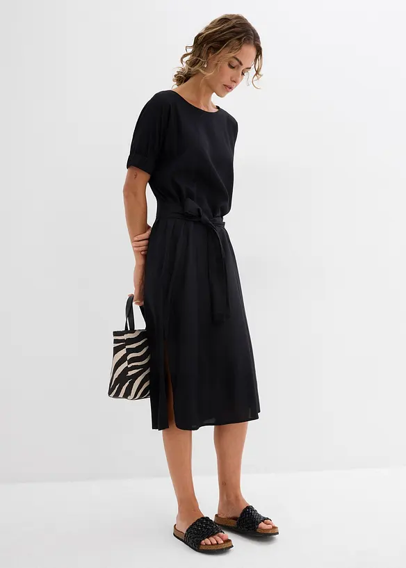 Midi-Kleid aus softer Viskose, bonprix