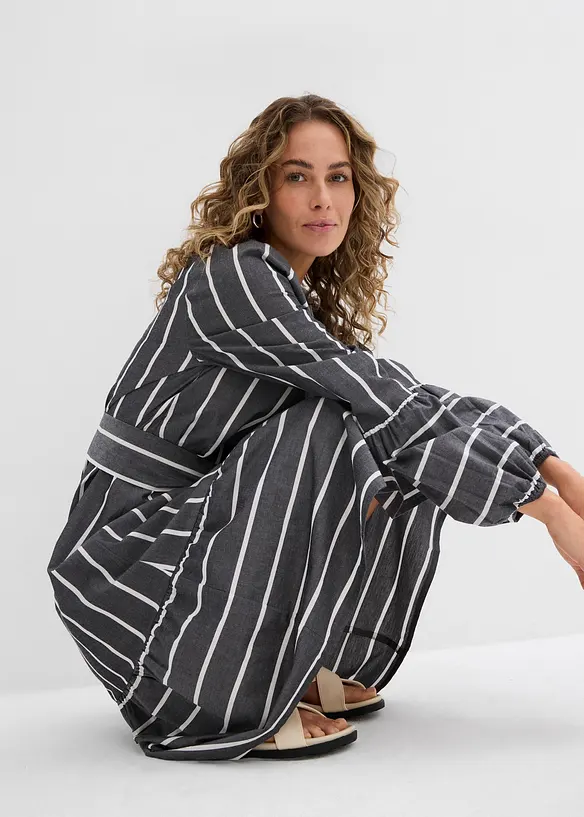 Midi-Kleid aus reiner Baumwolle, bonprix