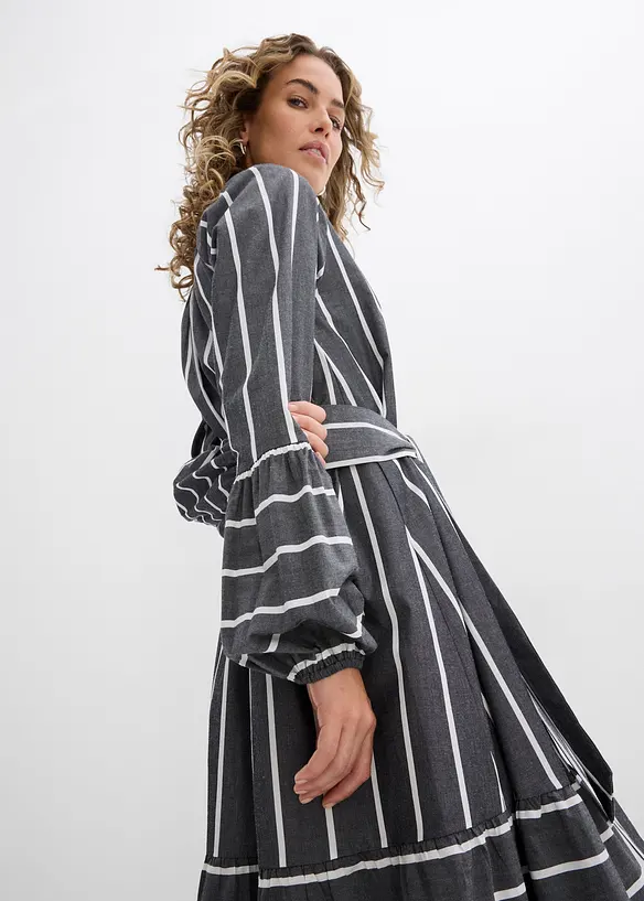 Midi-Kleid aus reiner Baumwolle, bonprix