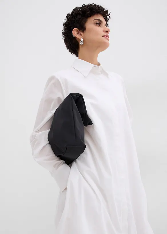 Robe-chemise 100% coton à base boule, bonprix