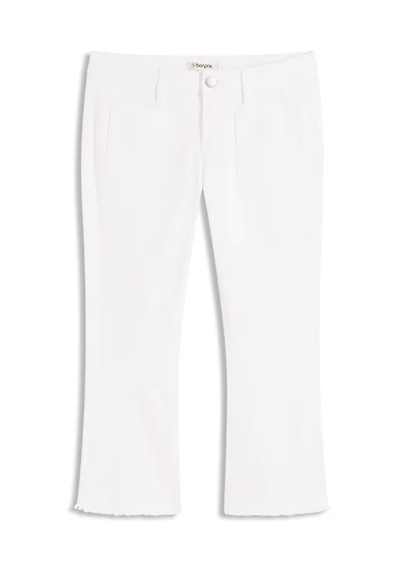 Pantacourt en coton extensible, bonprix