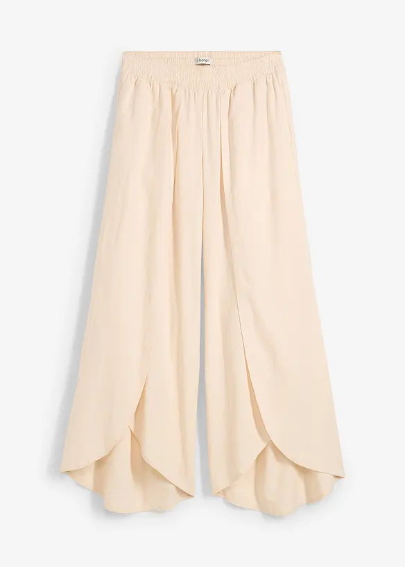 Pantalon raccourci et fendu en bas, bonprix