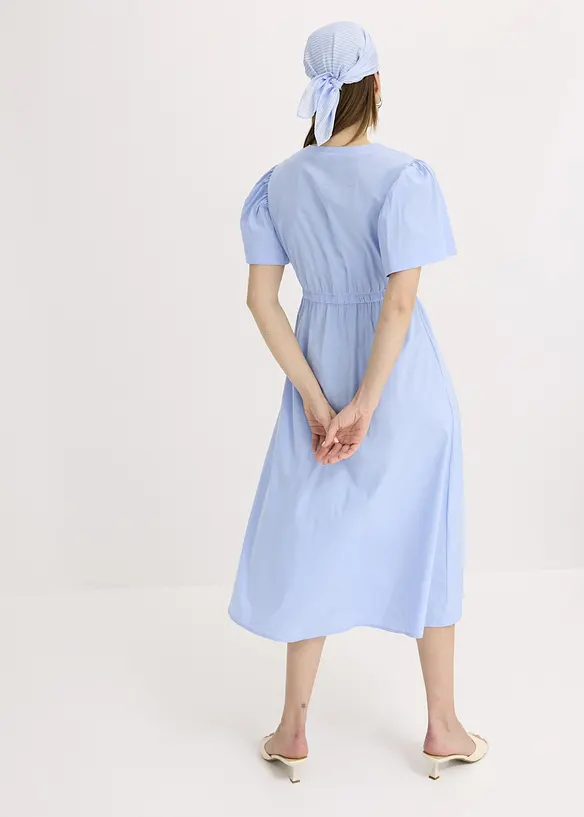 Robe midi à manches courtes et amples, bonprix