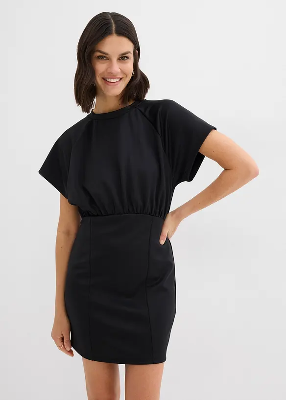 Shirtkleid mit Raffung, bonprix