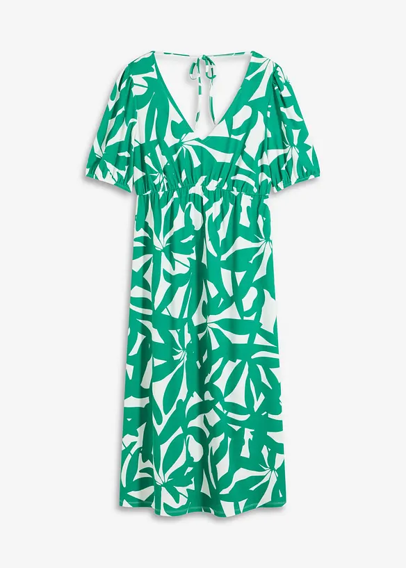 Robe midi à manches bouffantes, bonprix