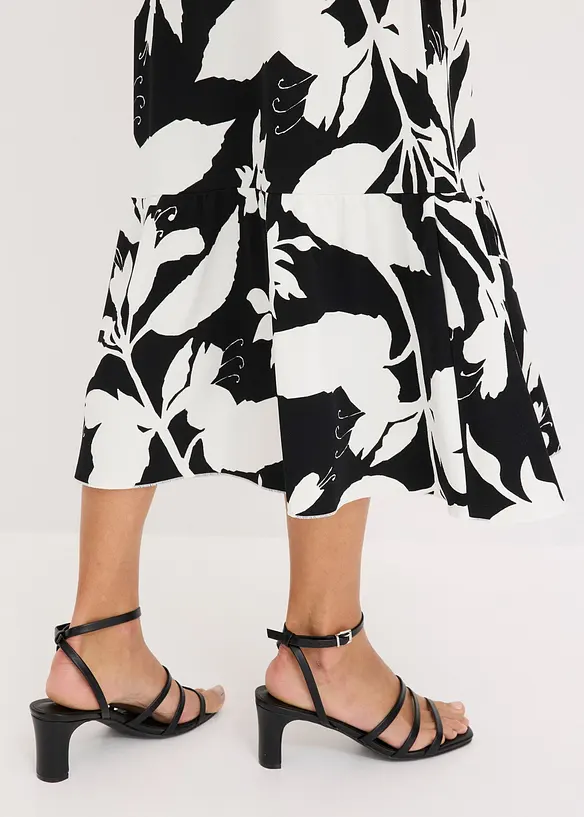 Robe midi à manches papillon, bonprix
