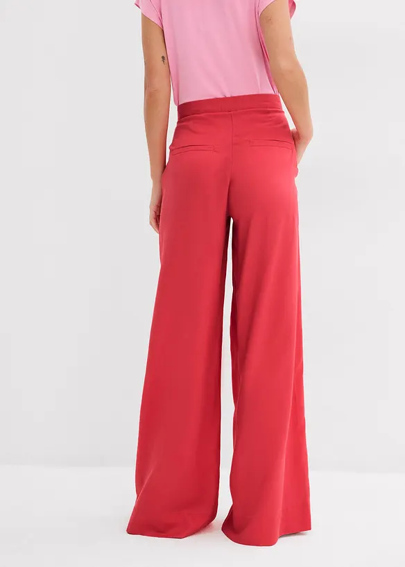 Pantalon à pinces en Lyocell fluide, bonprix