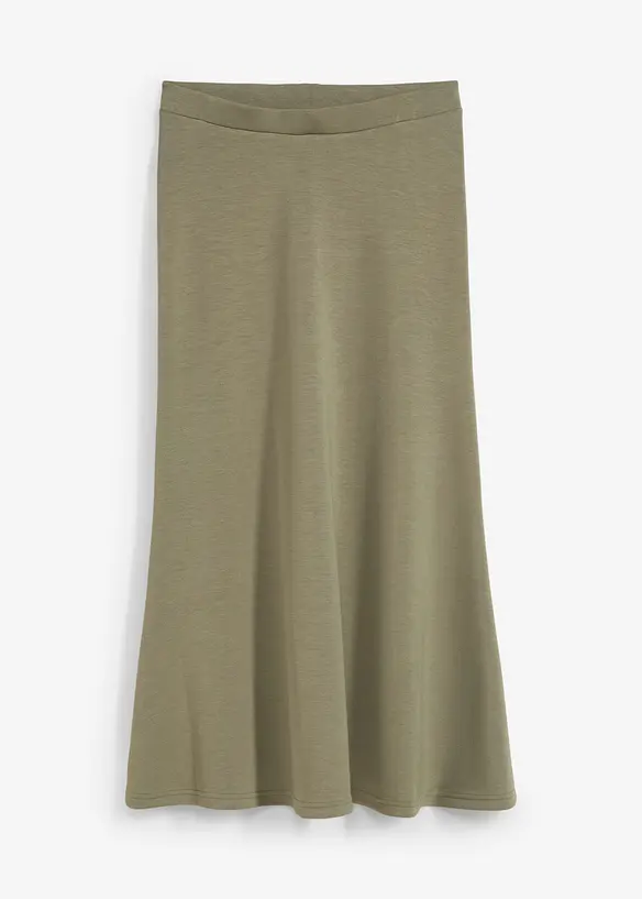 Jupe midi en néoprène, bonprix