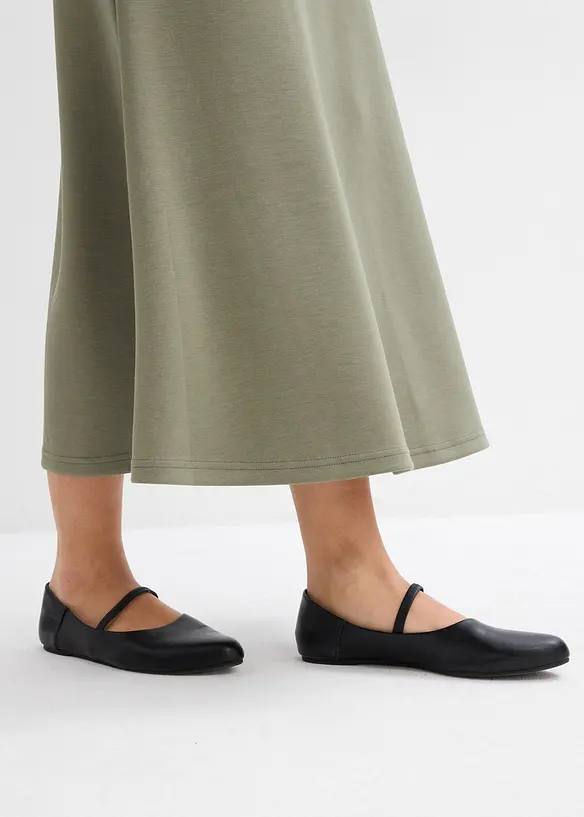 Jupe midi en néoprène, bonprix