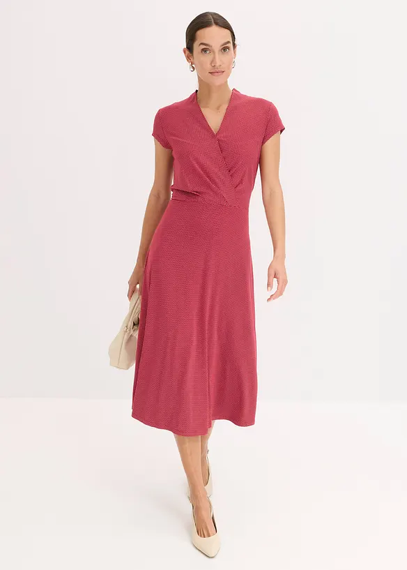 Midikleid aus Viksose-Mix, bonprix