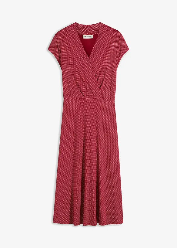 Midikleid aus Viksose-Mix, bonprix