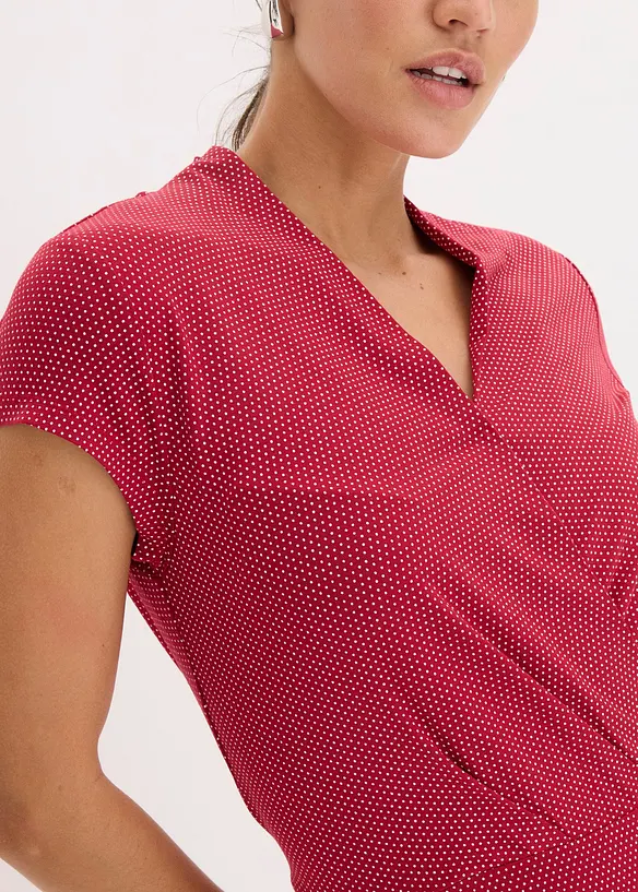 Midikleid aus Viksose-Mix, bonprix