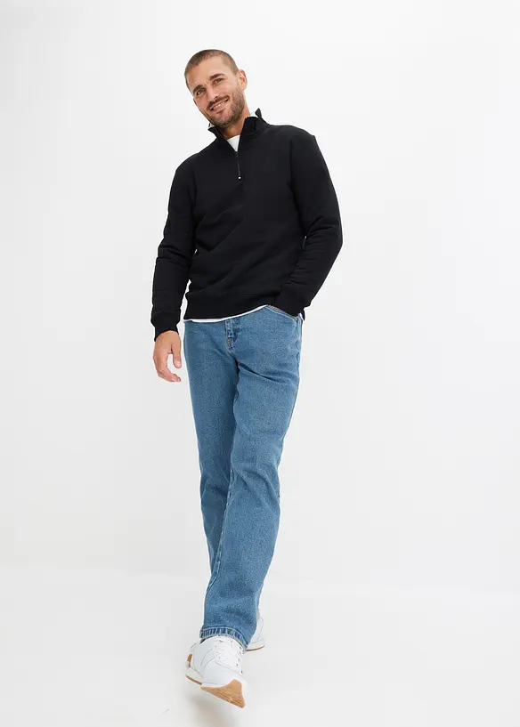 Jean droit extensible, coupe classique, bonprix