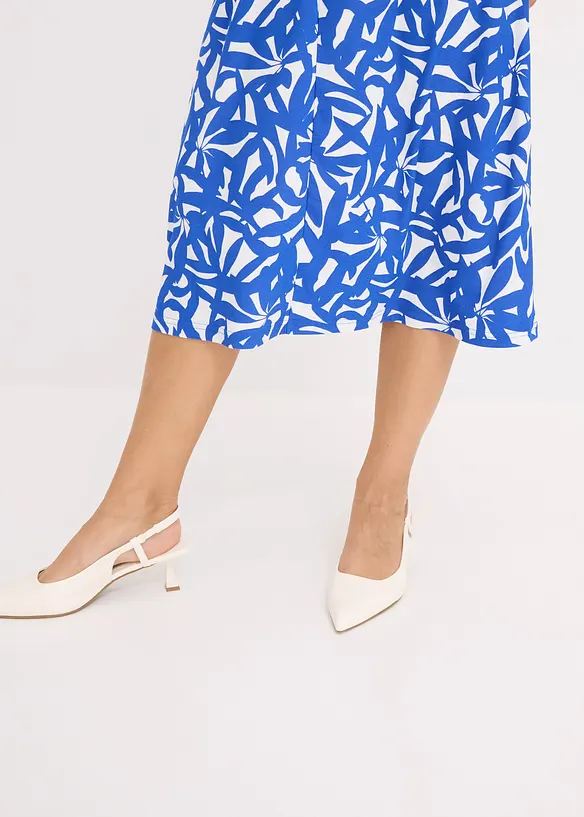 Robe en jersey à encolure froncée, bonprix