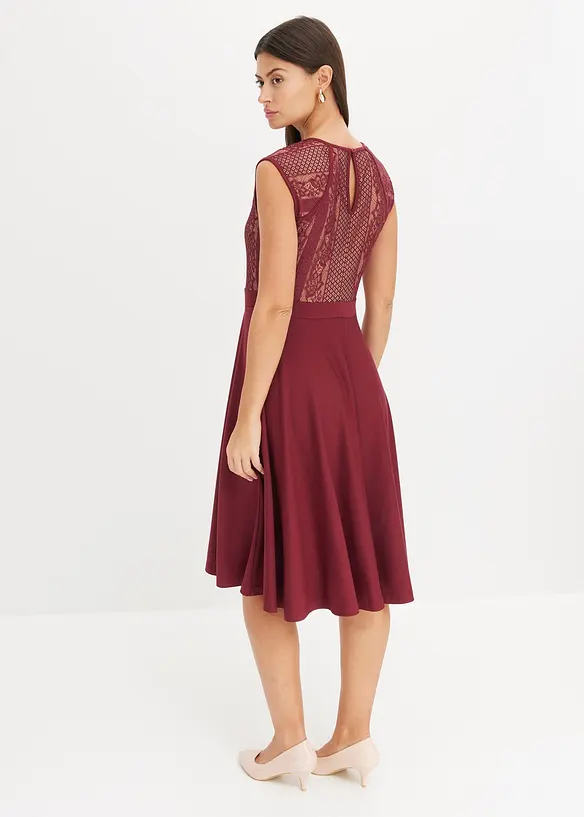 Midikleid mit Spitze, bonprix