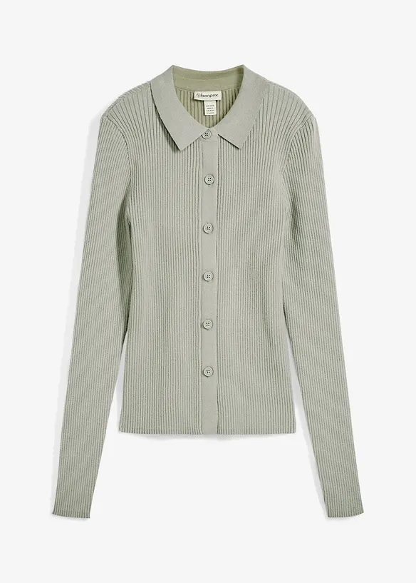 Gilet en maille, viscose m&eacute;lang&eacute;e, bonprix