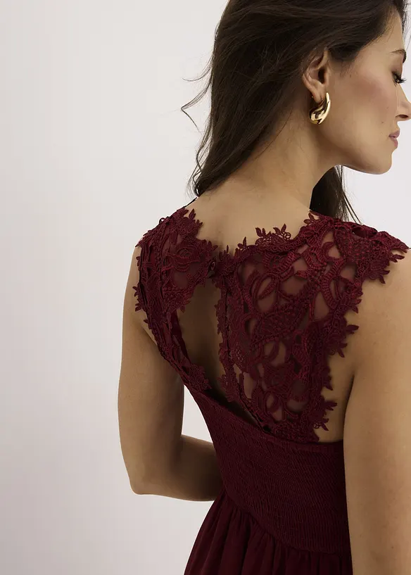 Minikleid mit Spitze, bonprix