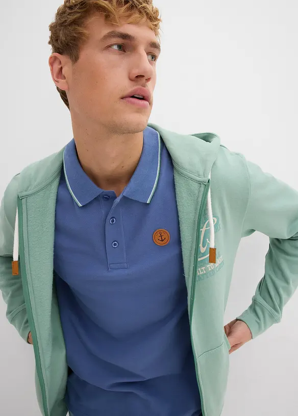 Polo en maille piqu&eacute;e 100% coton, bonprix