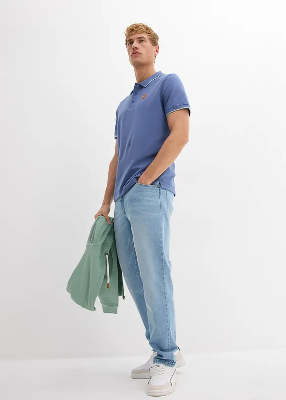 Polo en maille piqu&eacute;e 100% coton, bonprix