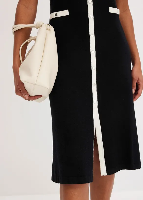 Robe en maille avec nœud, bonprix