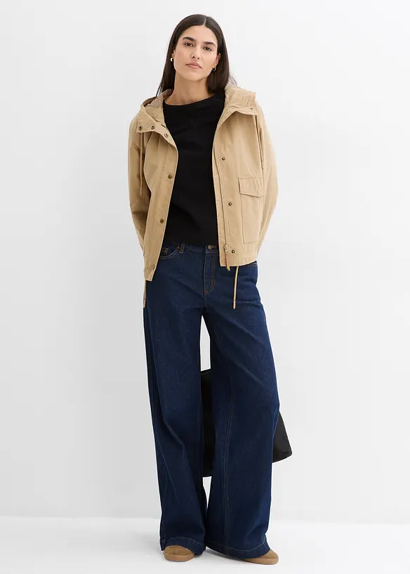 Veste mi-saison à capuche, bonprix